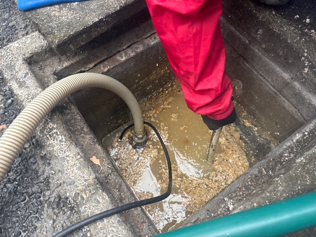 【江東区】マンションの屋外桝詰まりを高圧洗浄で解消してきました！