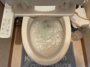 【江東区】トイレ排水不良を高圧洗浄で解消！屋外排水管つまり修理事例