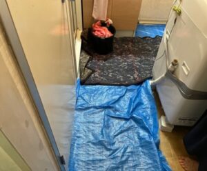 洗濯機の排水が流れない！墨田区マンションのつまりを電動トーラーで解消